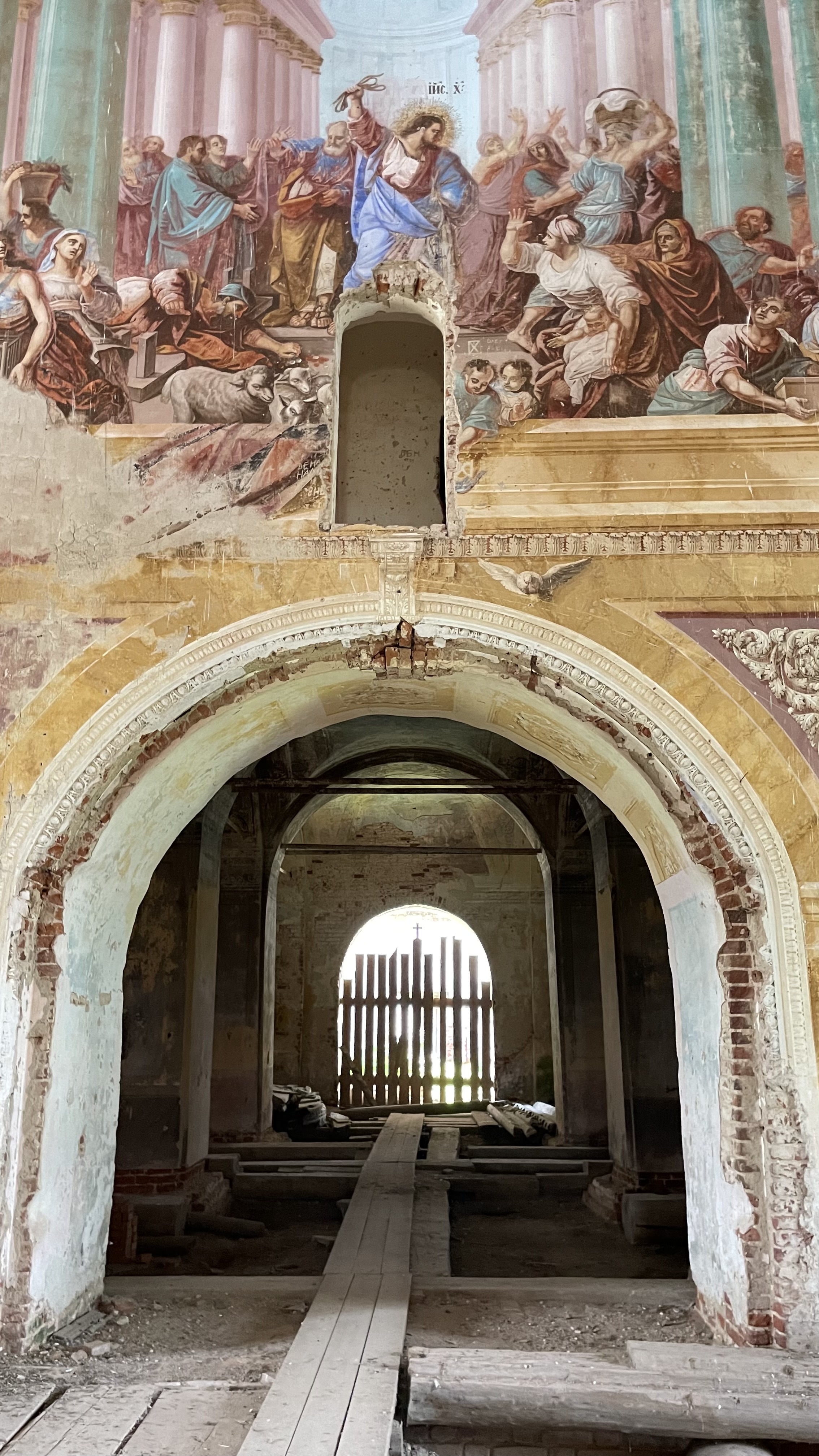 Детали руин и свет